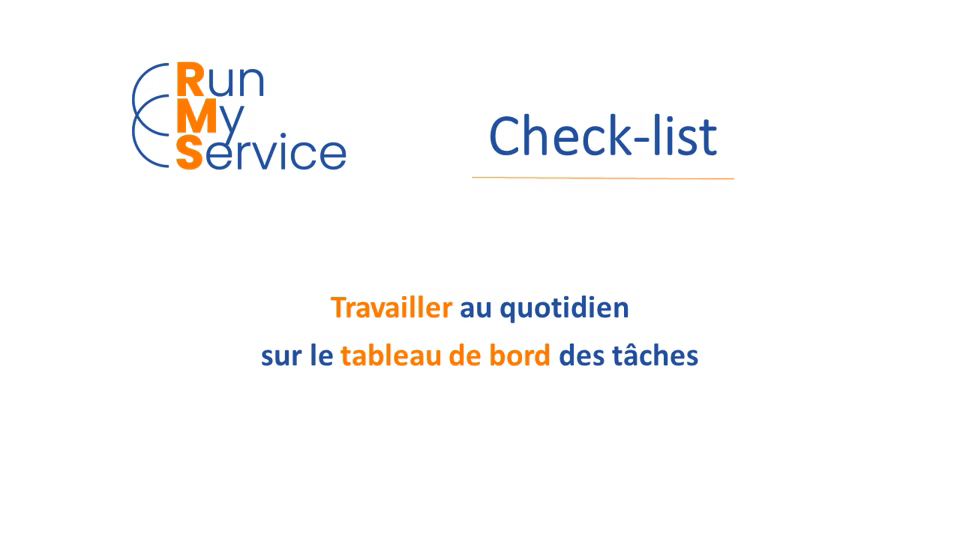 Travailler sur le tableau de bord des tâches