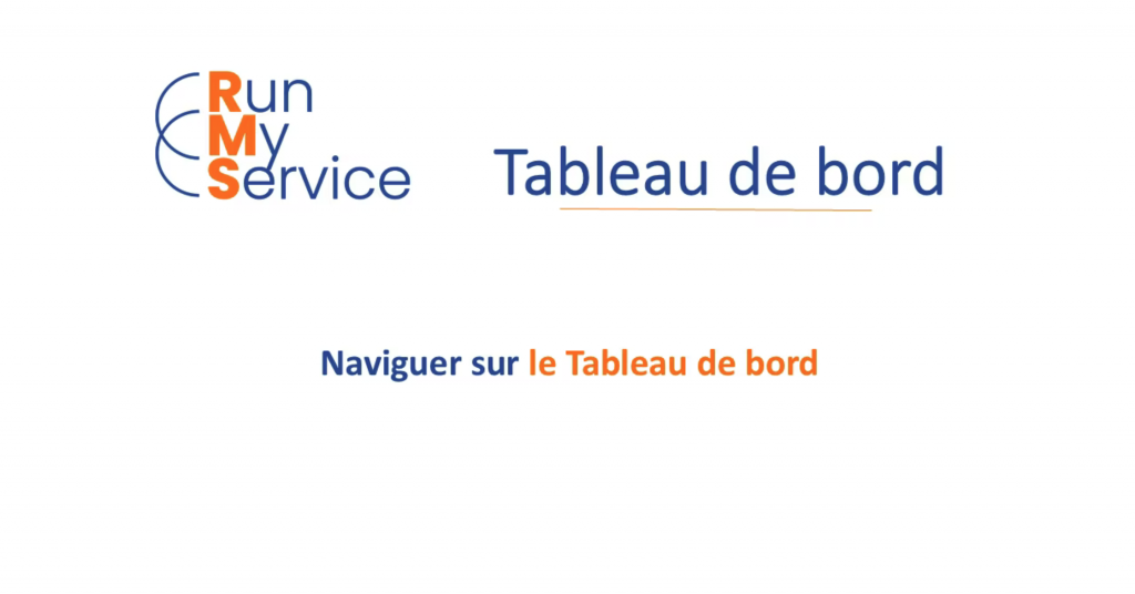 Naviguer sur le tableau de bord