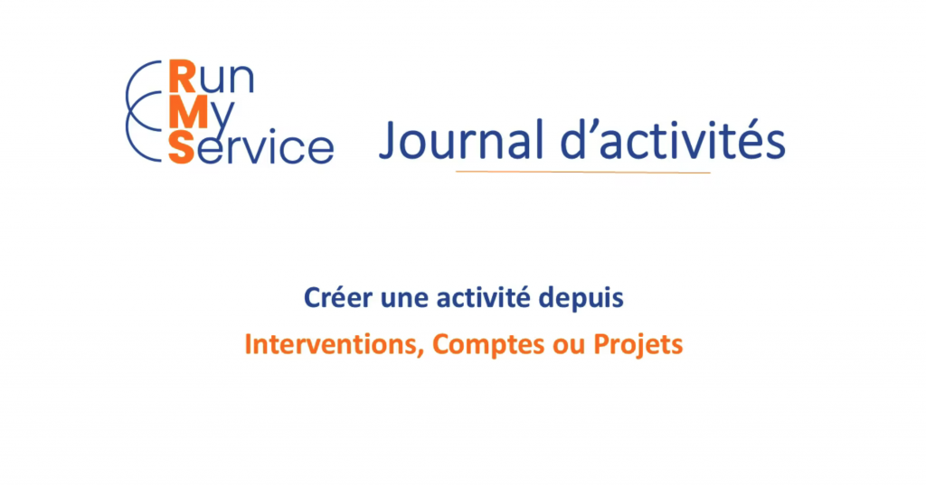 Créer une activité depuis un module